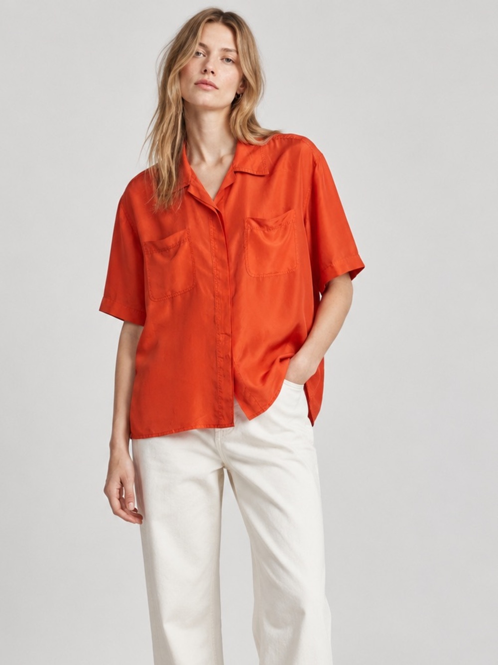 Vintage 80s Smart Set Silk Blouse